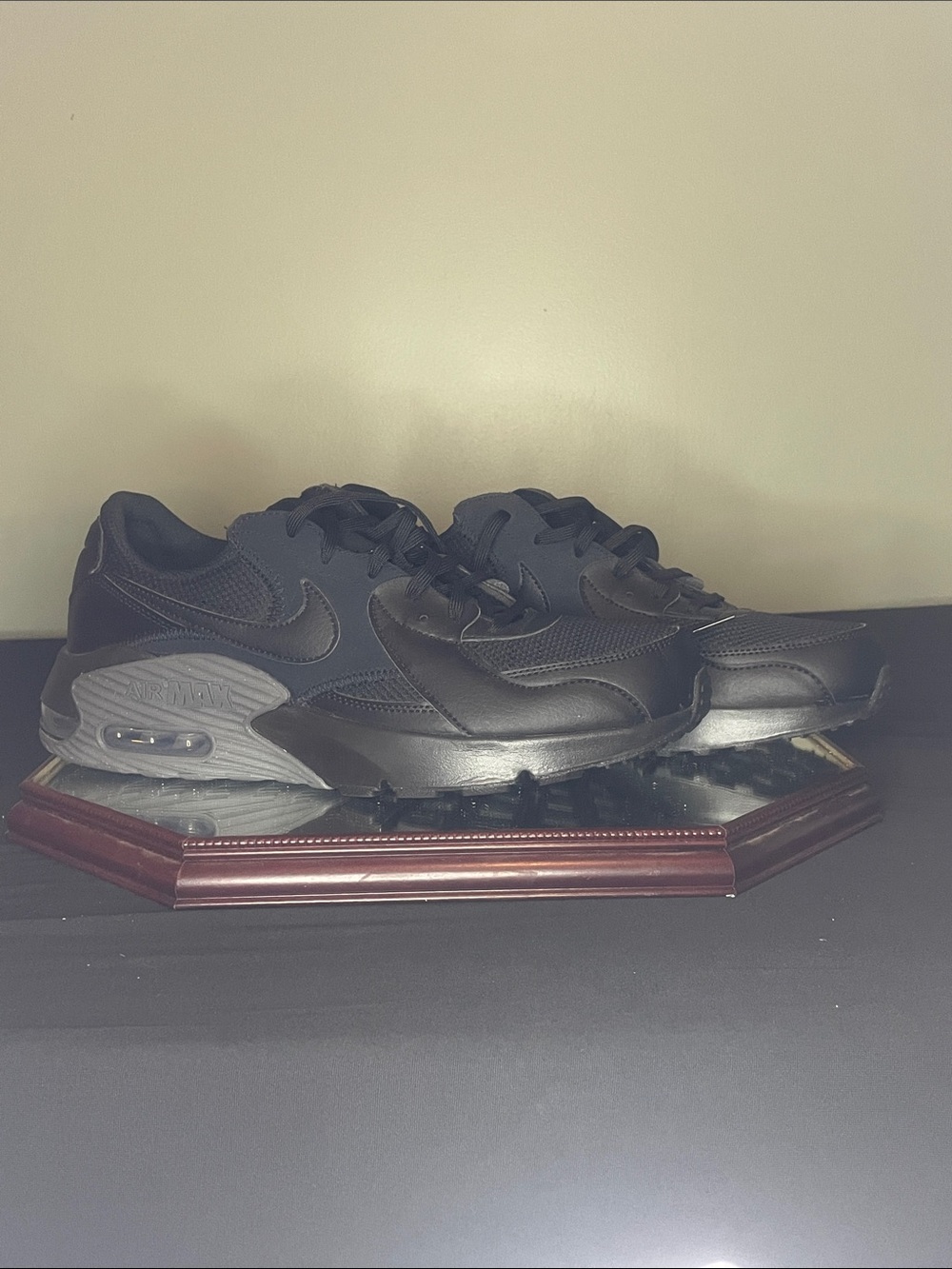 Nike Black Low-Top Air Max Sneakers.Never worn.No insoles